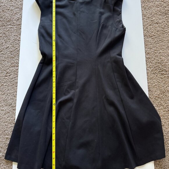 Rebecca Taylor Black Knee-Length Fit and Flare Dress Size 10 - Picture 5 of 8